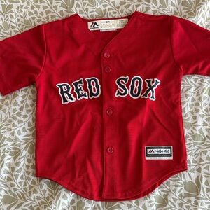 Majestic Kids Red Sox Jersey - Red